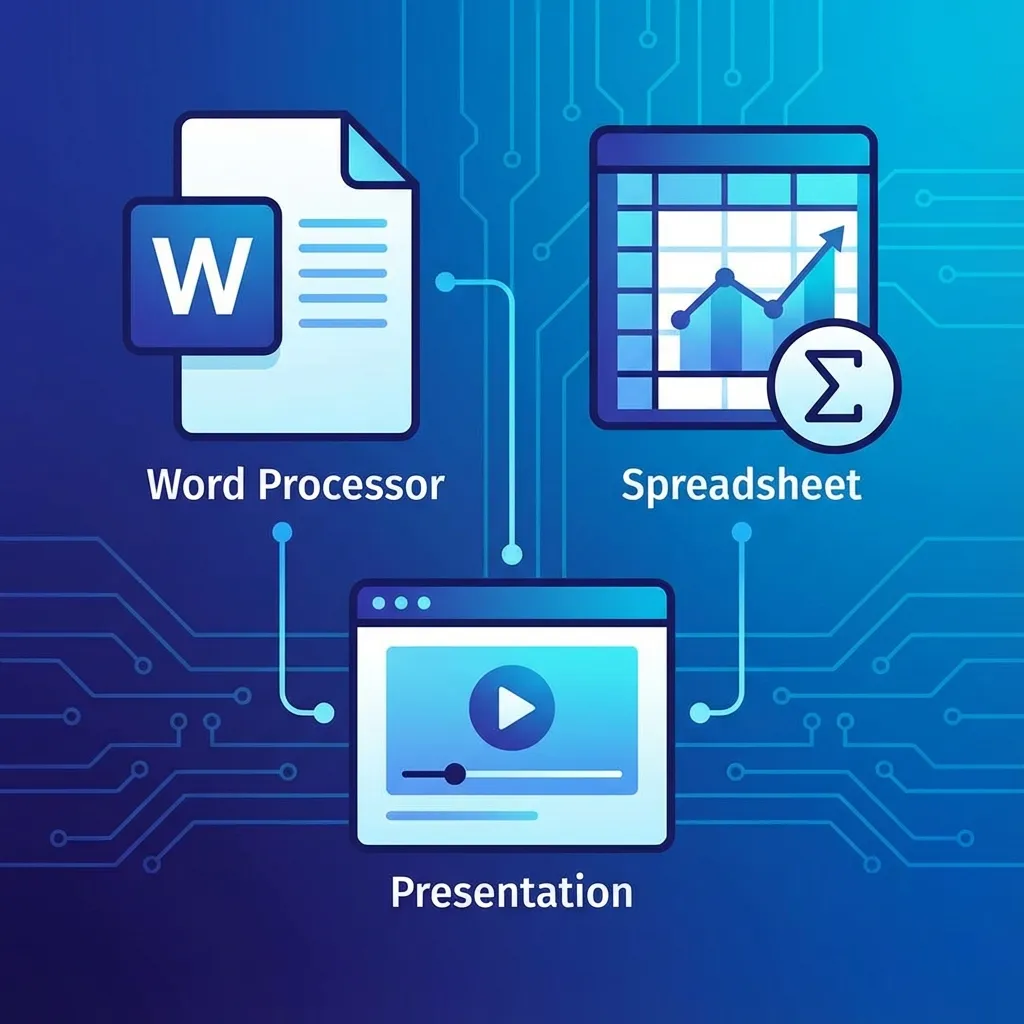 3.3 Application Software (Word Processors, Spreadsheets, Business Applications)