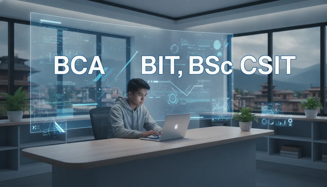 BCA vs BIT vs BSc CSIT: Best IT Degrees in Nepal