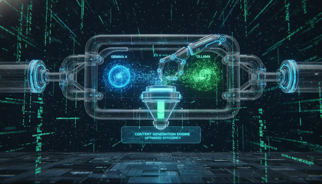 Zero-Cost AI Content Pipeline: Gemma, Ollama, OpenClaw