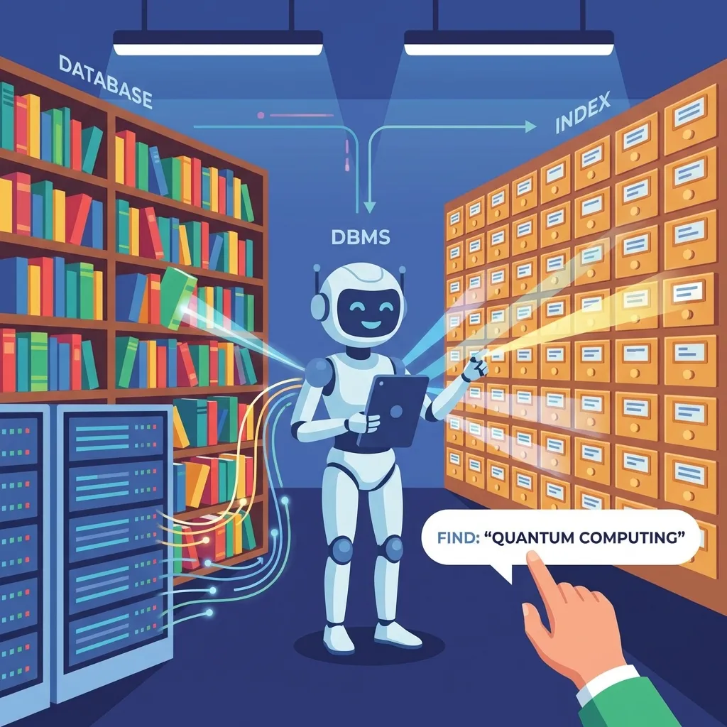 Database Library Analogy