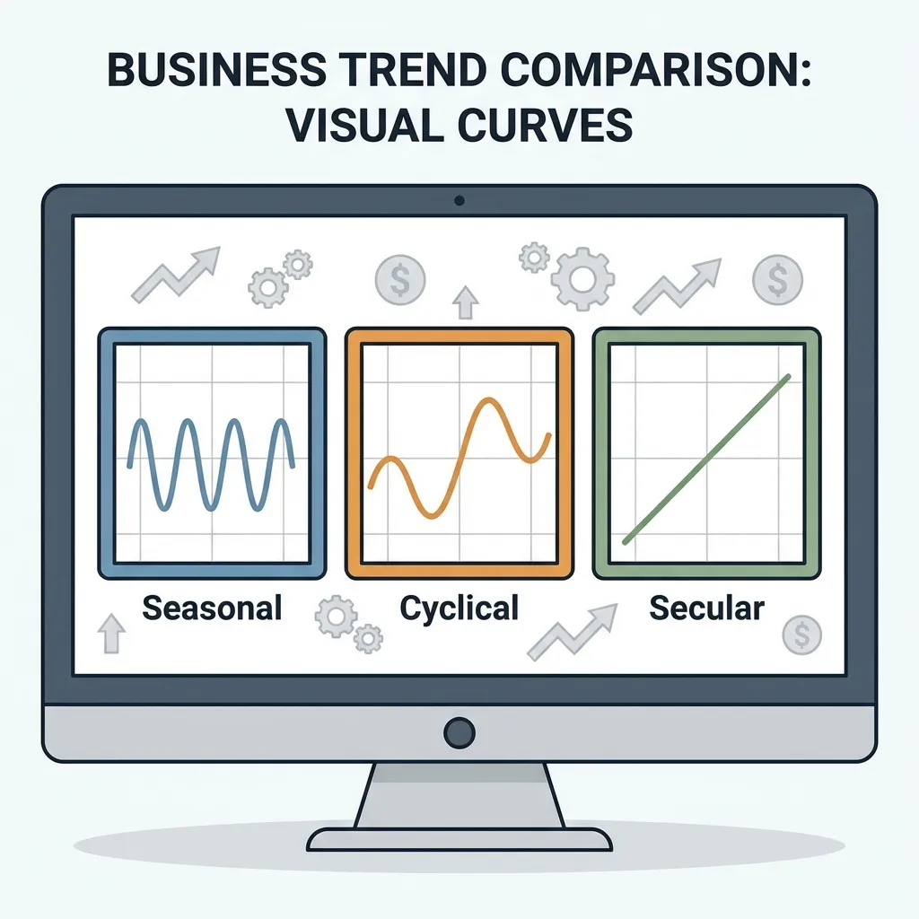 Trend Types: Seasonal, Cyclical, Secular