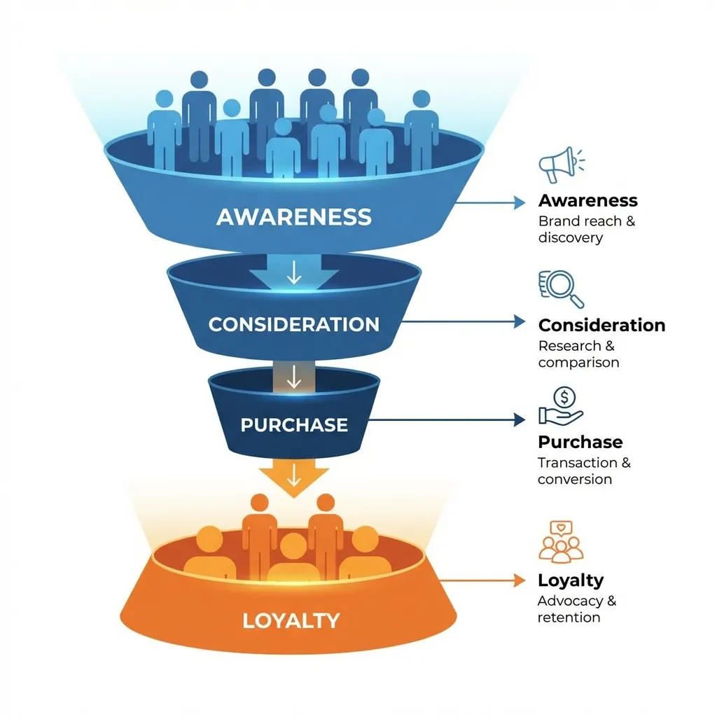 Consumer Marketing Funnel