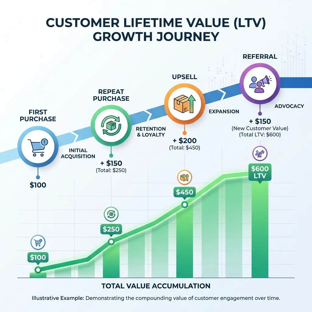 Customer Lifetime Value Timeline