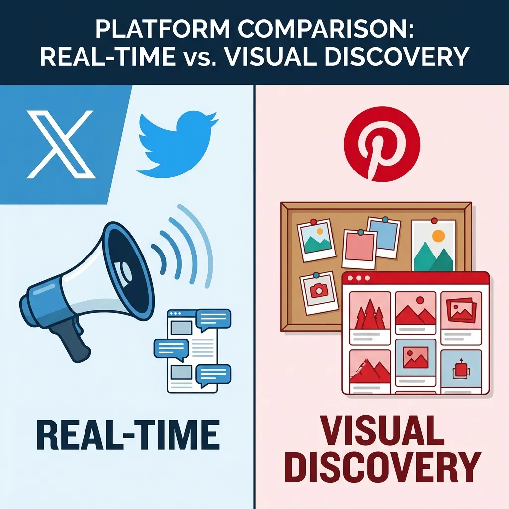Twitter vs Pinterest