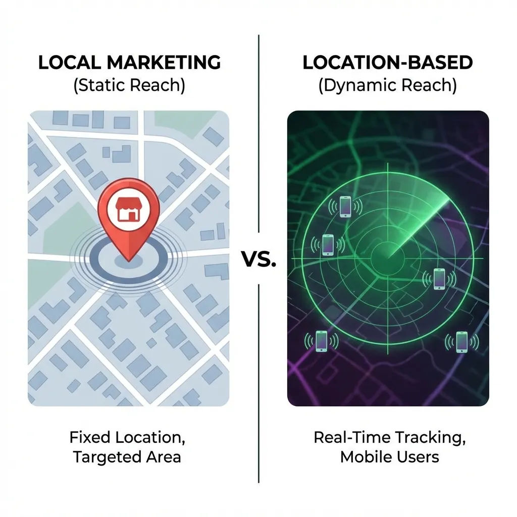 Local vs Location-Based Marketing