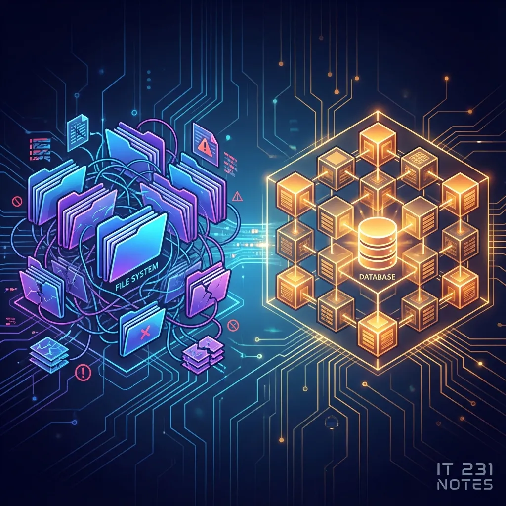 Database vs. File System: Understanding the Difference | IT 231