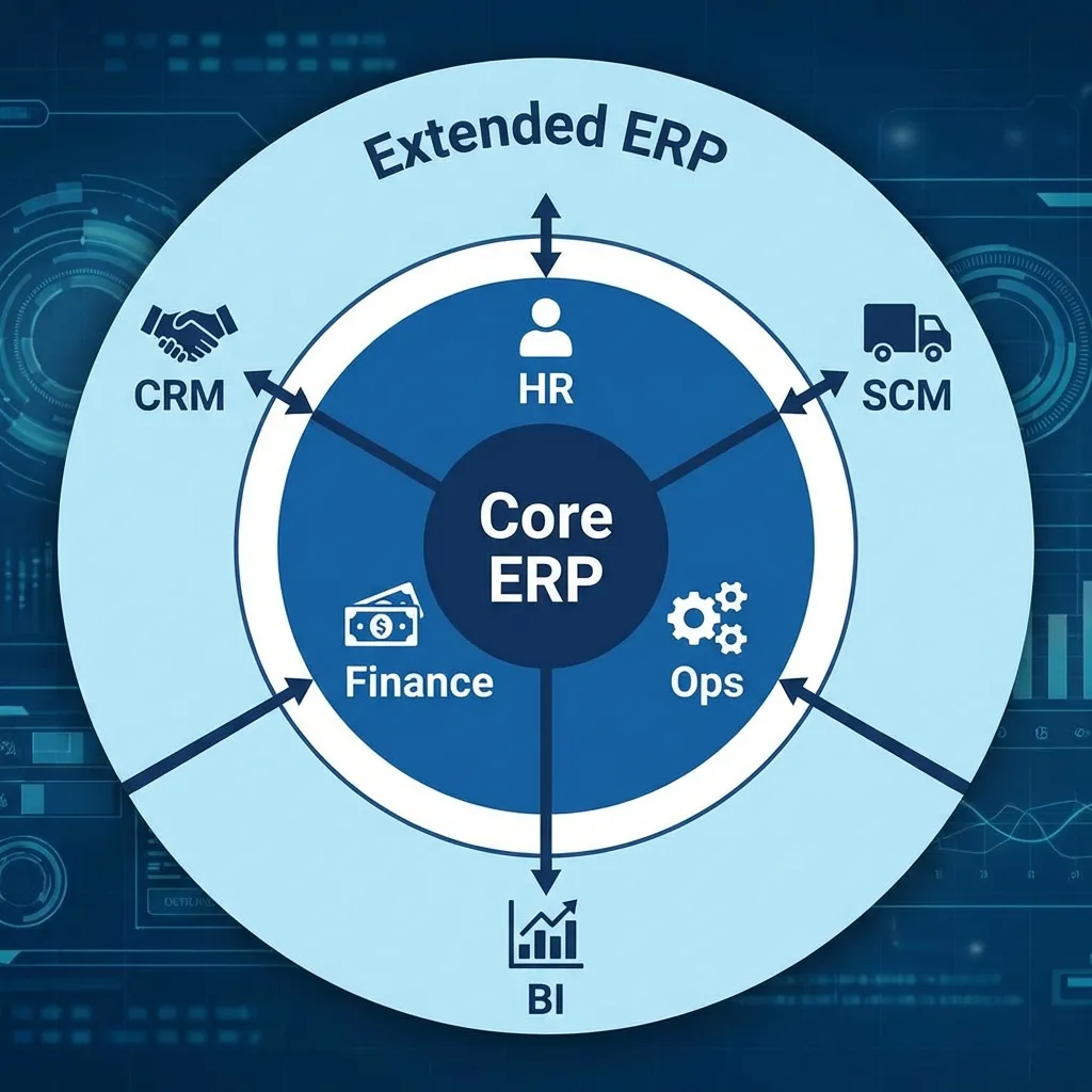 Core vs Extended ERP