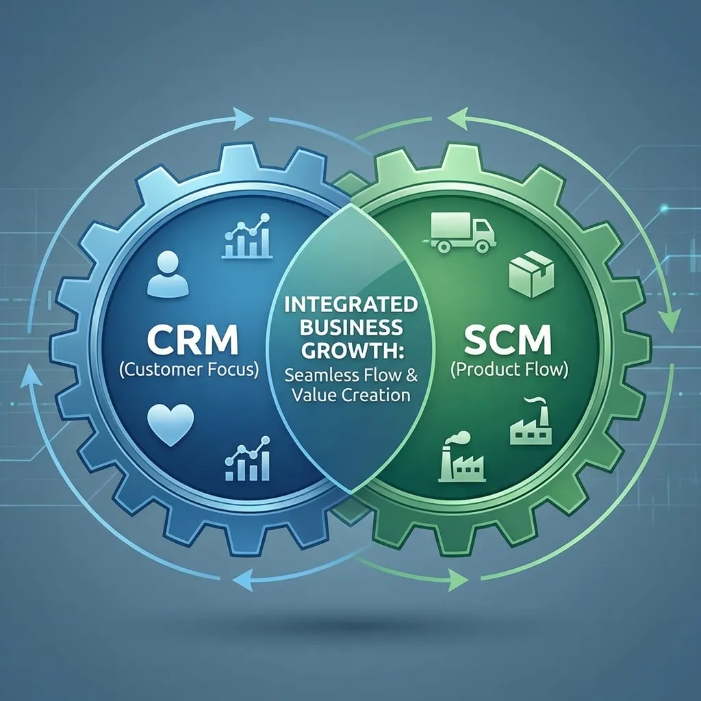 CRM SCM Venn Diagram