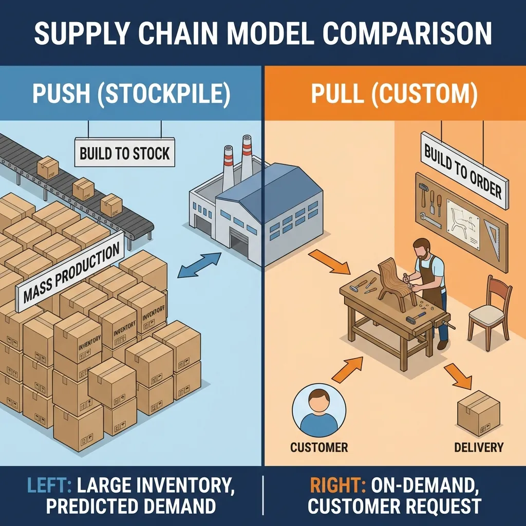 Push vs Pull Comparison