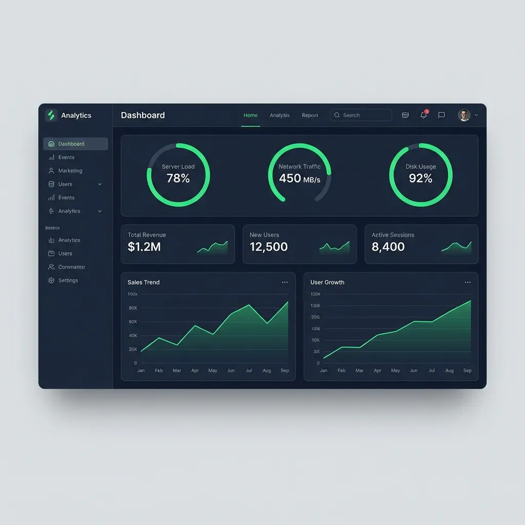 Analytics Dashboard Concept