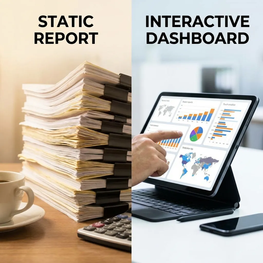 Dashboard vs Static Report