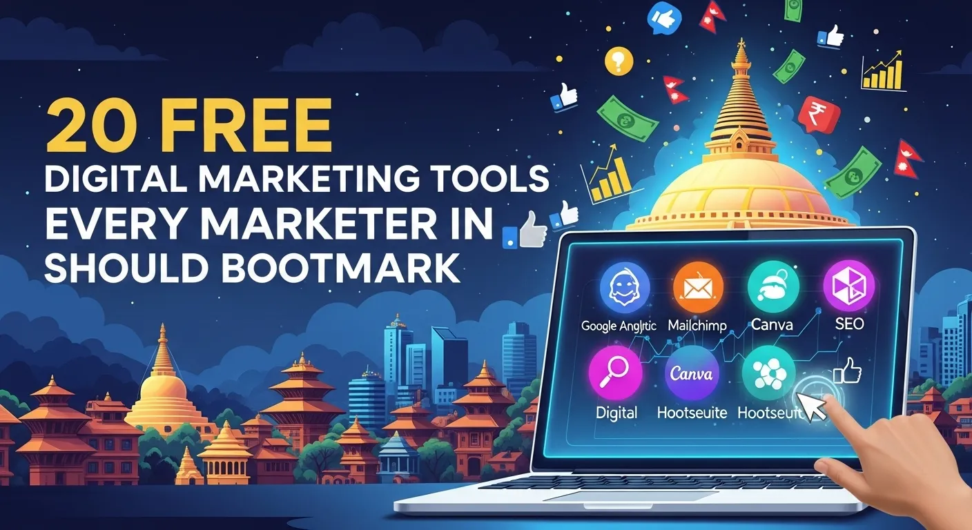 20 Free Digital Marketing Tools Every Marketer in Nepal Should Bookmark