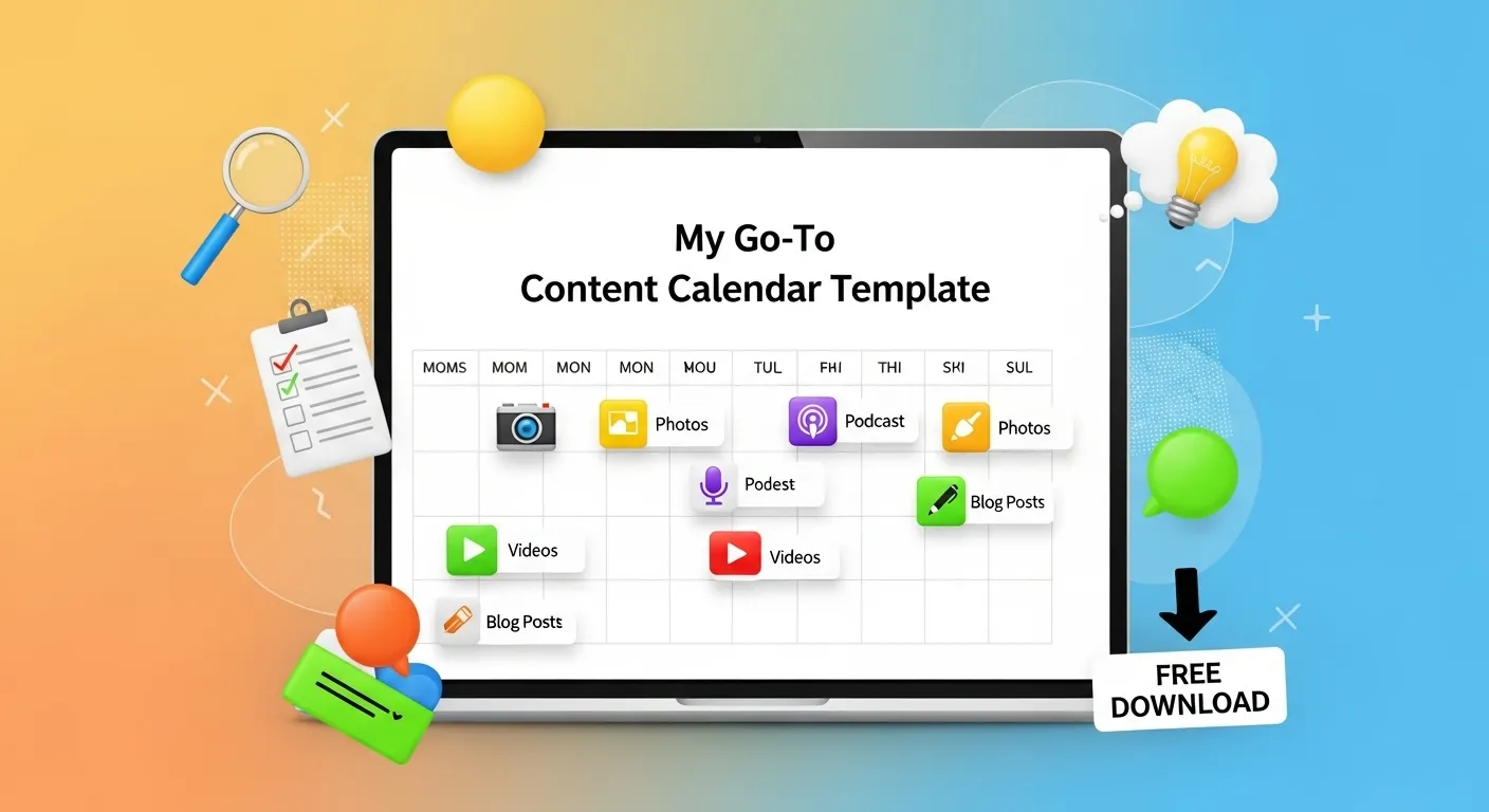 My Go-To Content Calendar Template (Free Download)