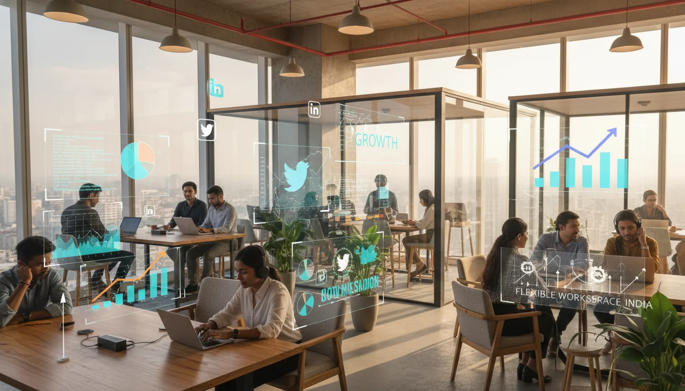 Coworking India Digital Marketing Report 2024-25