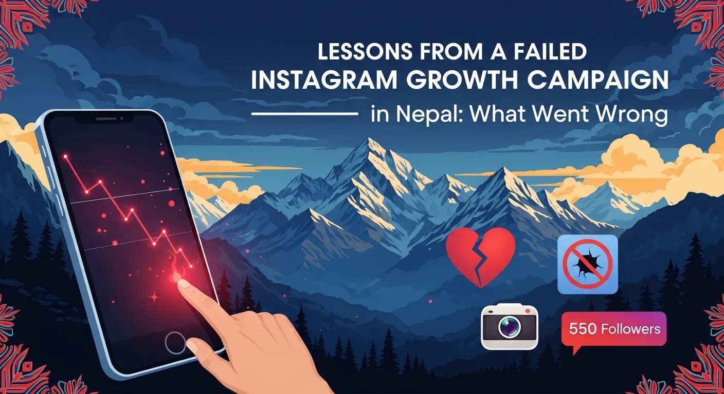 Lessons from a Failed Instagram Growth Campaign in Nepal: What Went Wrong