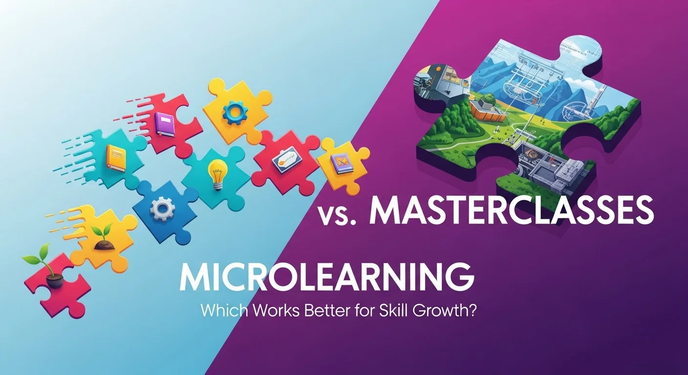 Microlearning vs. Masterclasses: Which Works Better for Skill Growth?