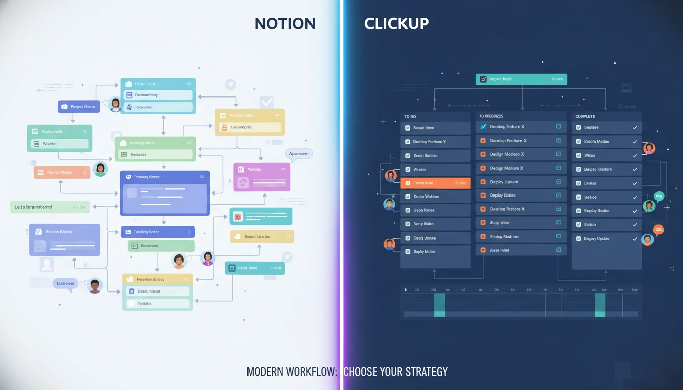 Notion vs. ClickUp for Teams: 2026 Workflow Battle