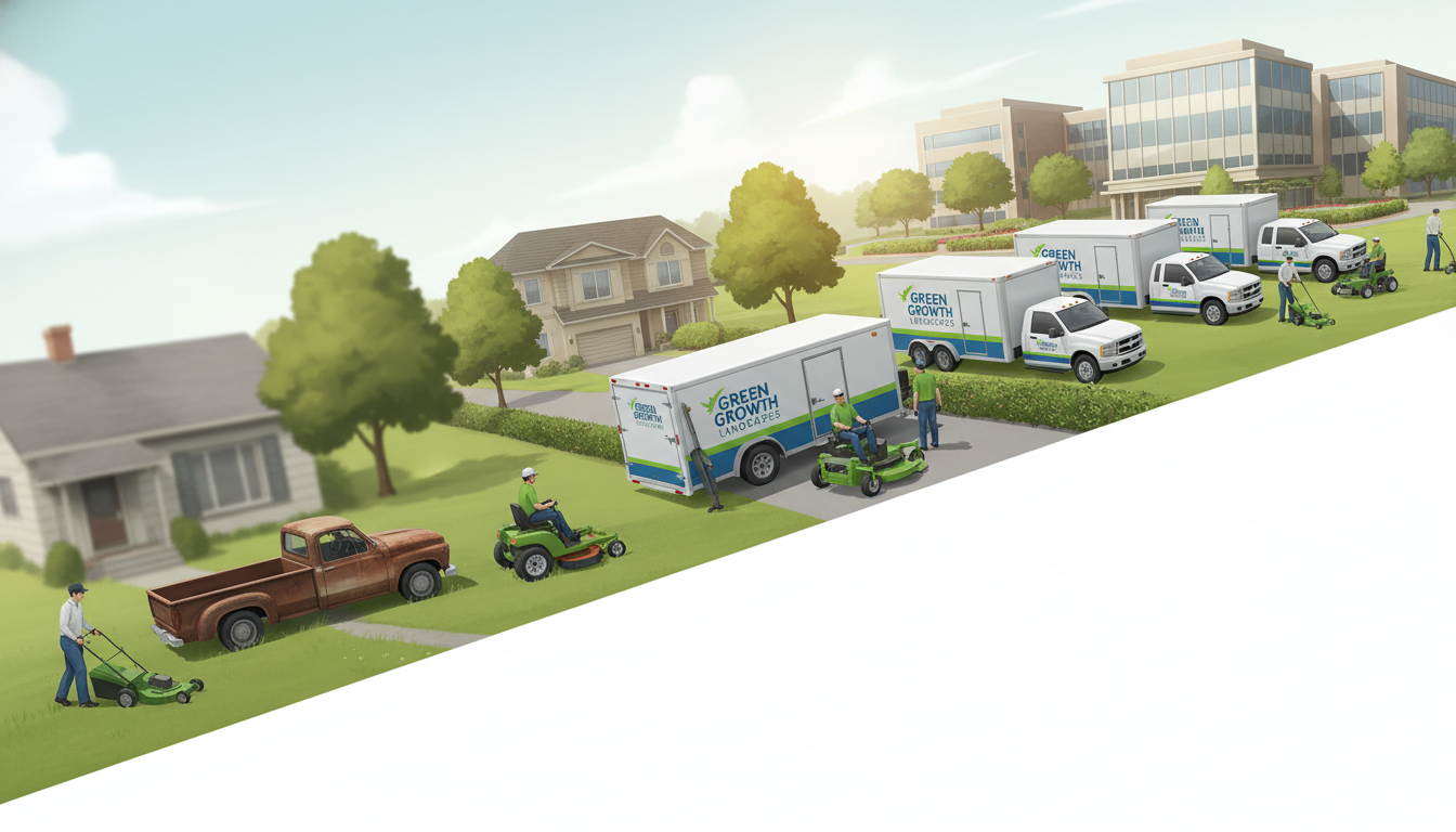 Scale Your Landscaping Business: From Side Hustle to Six Figures