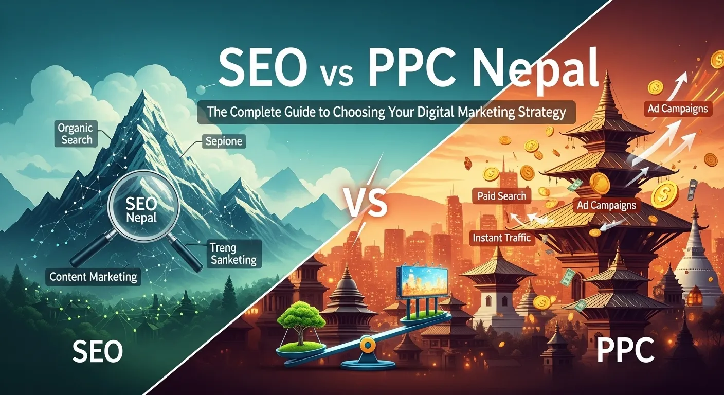 SEO vs PPC Nepal: Complete Guide to Choosing the Right Digital Marketing Strategy