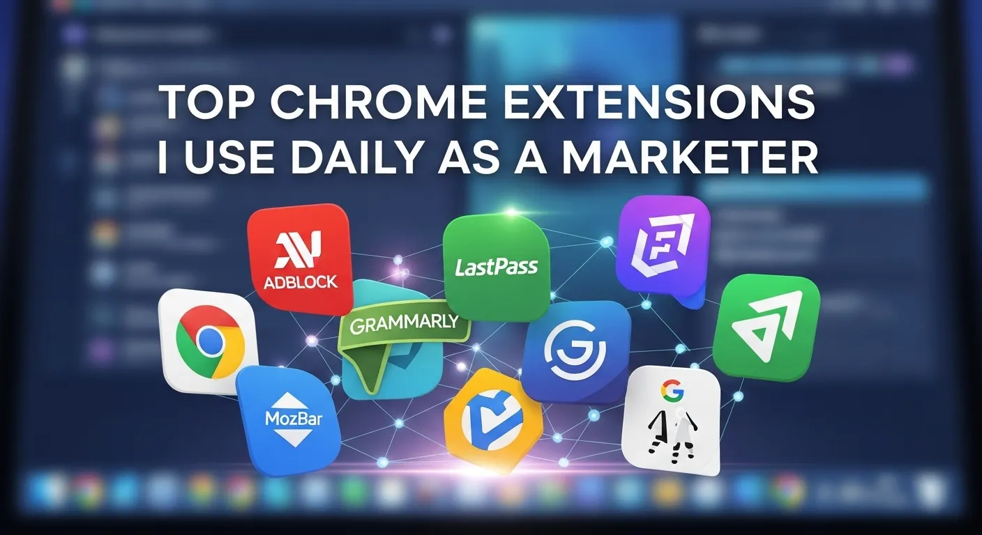 Top Chrome Extensions I Use Daily as a Marketer