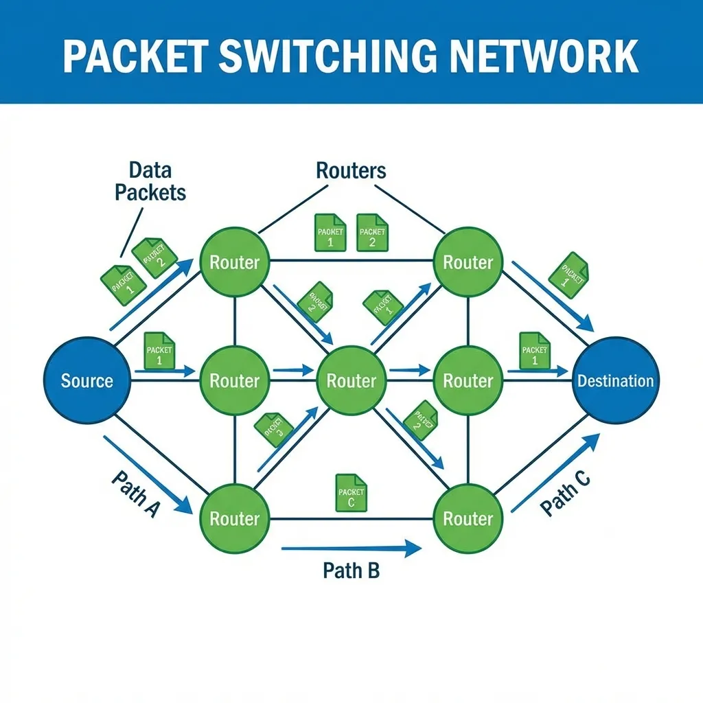 Packet Switching Diagram